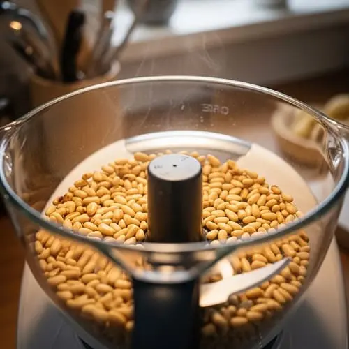 Pinienkerne werden im Thermomix schonend angeröstet